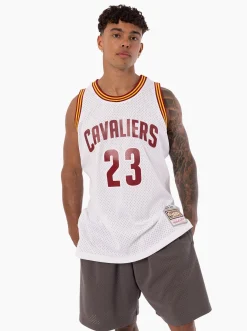 Mitchell & Ness Nba Jerseys-Cleveland Cavaliers 2015-16 Lebron James Swingman Jersey