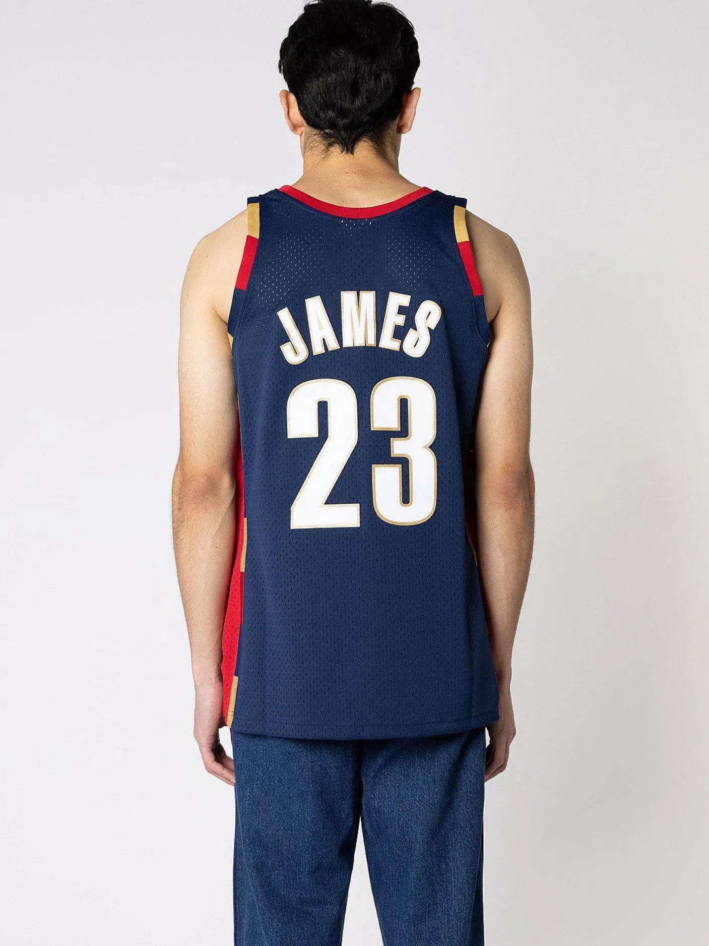 Mitchell & Ness Nba Jerseys-Cleveland Cavaliers Alternate 08-09 Lebron James Swingman Jersey