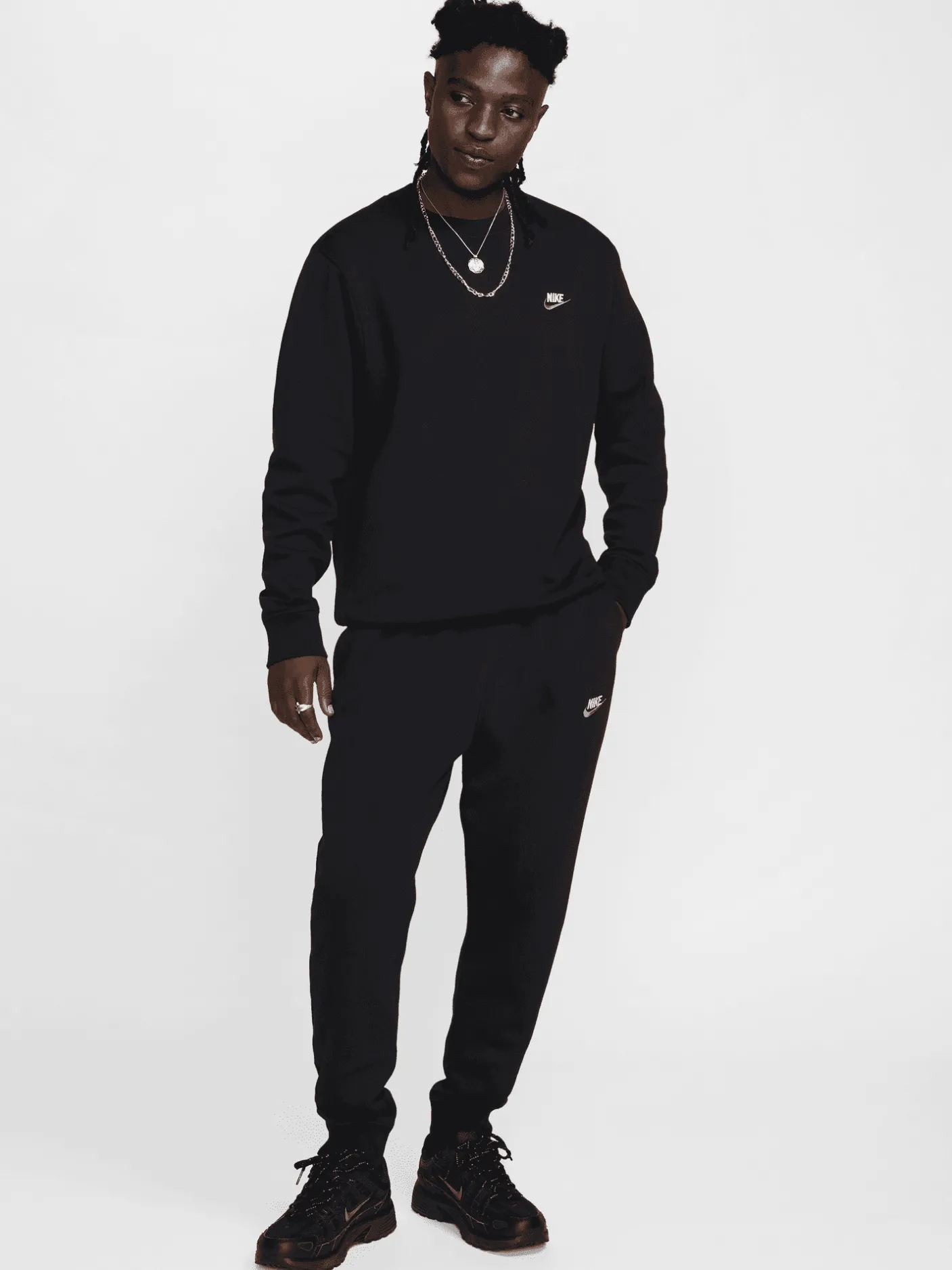 Nike Hoodies & Crews-Club Fleece Crewneck Sweatshirt