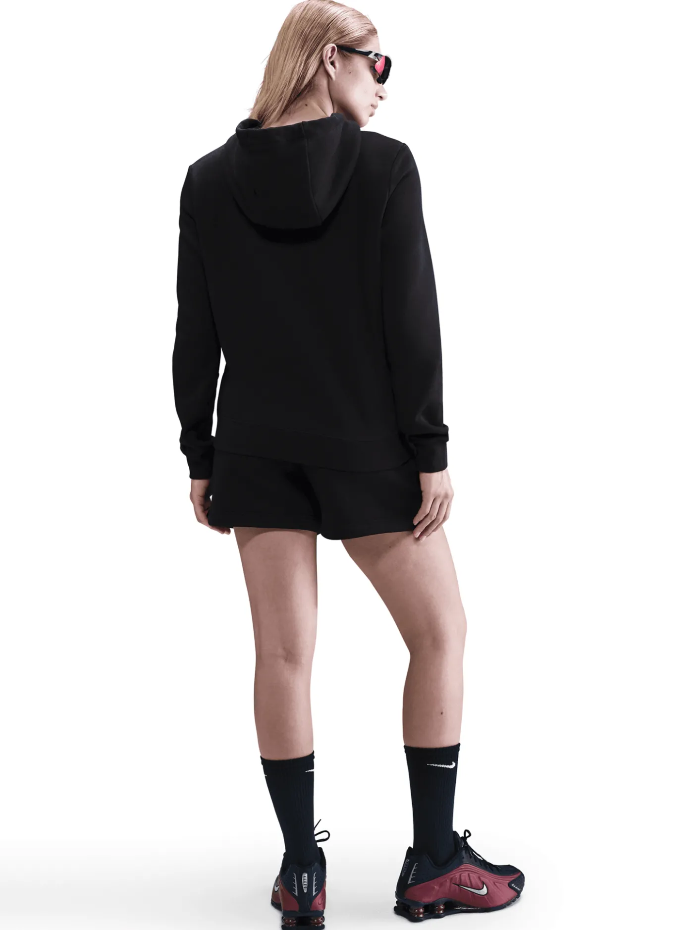 Women Nike Hoodies & Crews-Club Fleece Pullover Hoodie