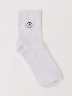 Pursuit of Happiness Socks & Underwear-Crew Socks in Off White