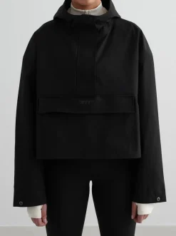 Women Aimn Jackets-Cropped Waterproof Anorak