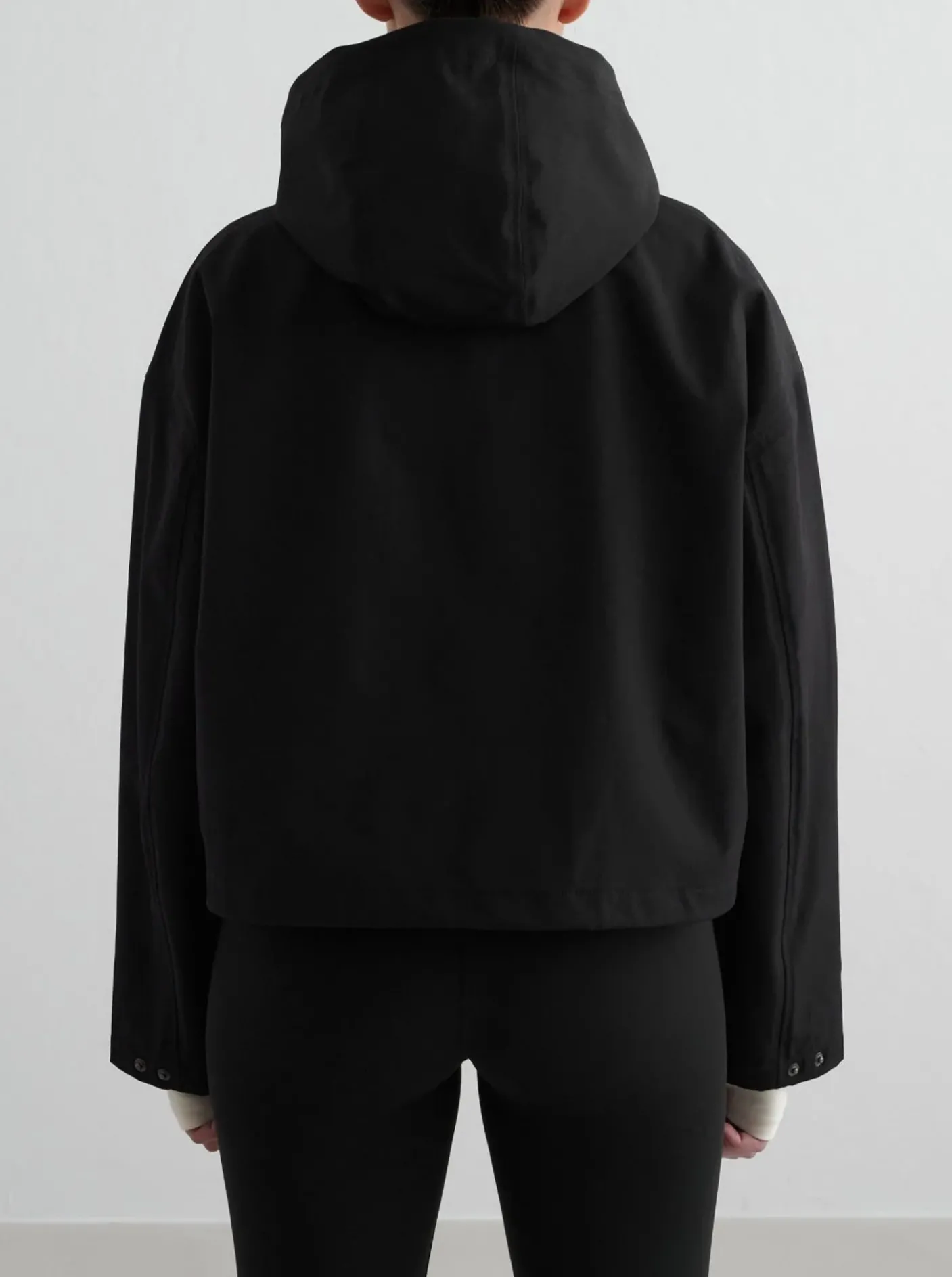 Women Aimn Jackets-Cropped Waterproof Anorak