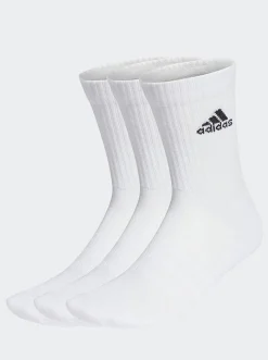 adidas Socks & Underwear-Cushioned Crew Socks 3 Pack Unisex