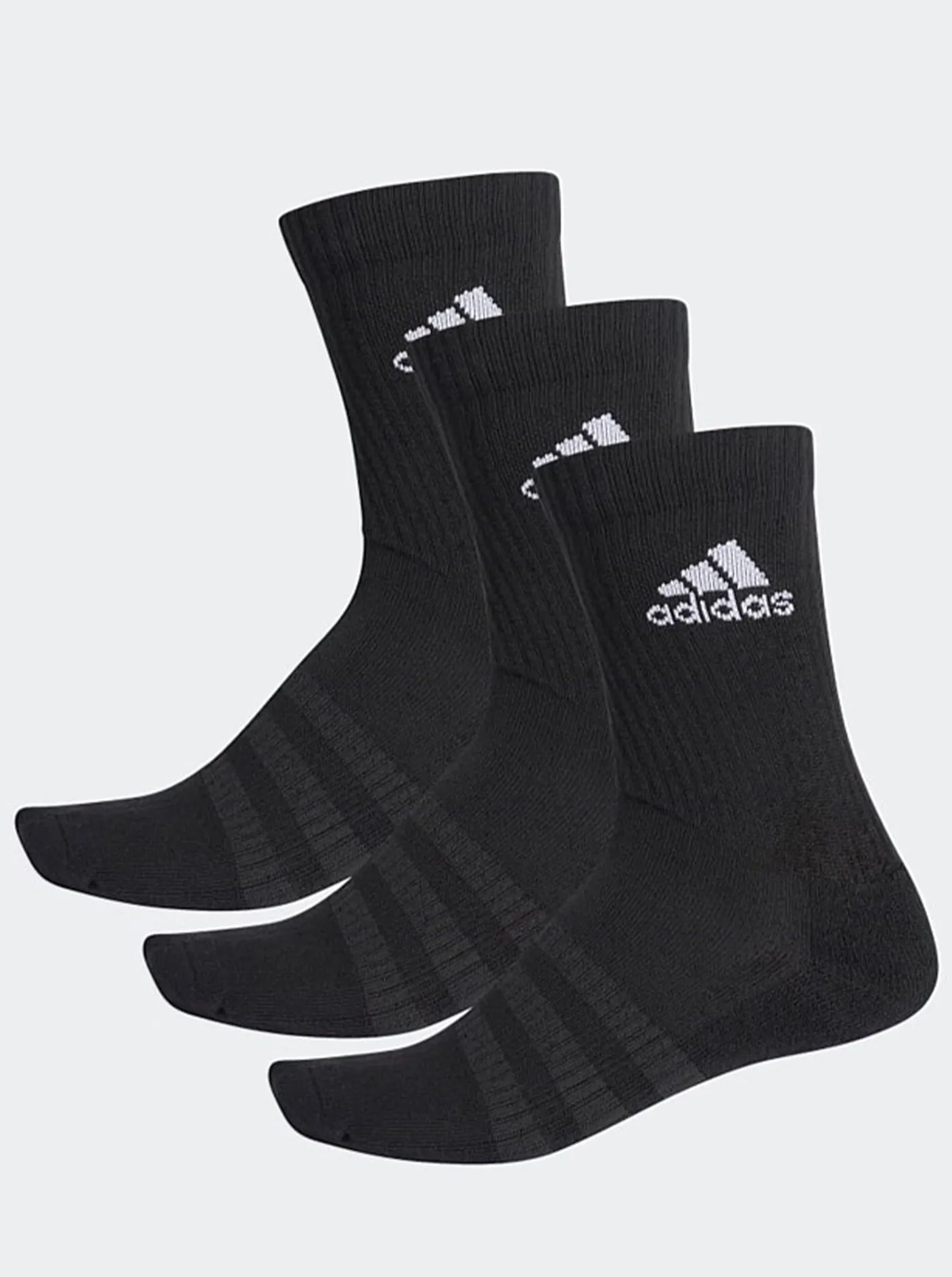 adidas Socks & Underwear-Cushioned Crew Socks 3 Pack Unisex