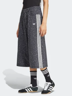 Women adidas Originals Shorts-Denim Bermuda Shorts in Carbon