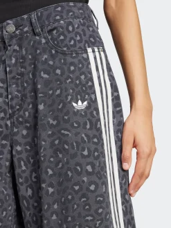 Women adidas Originals Shorts-Denim Bermuda Shorts in Carbon