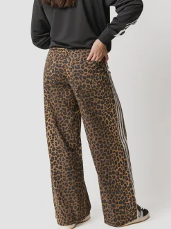 Women adidas Originals Pants & Sweats-Denim Loose Pants