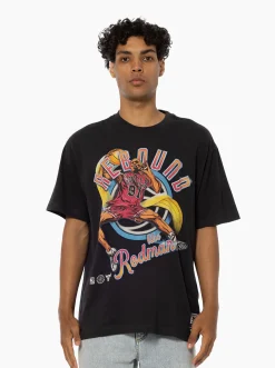 Mitchell & Ness Tees & Singlets-Dennis Rodman Rebound Edition Tee