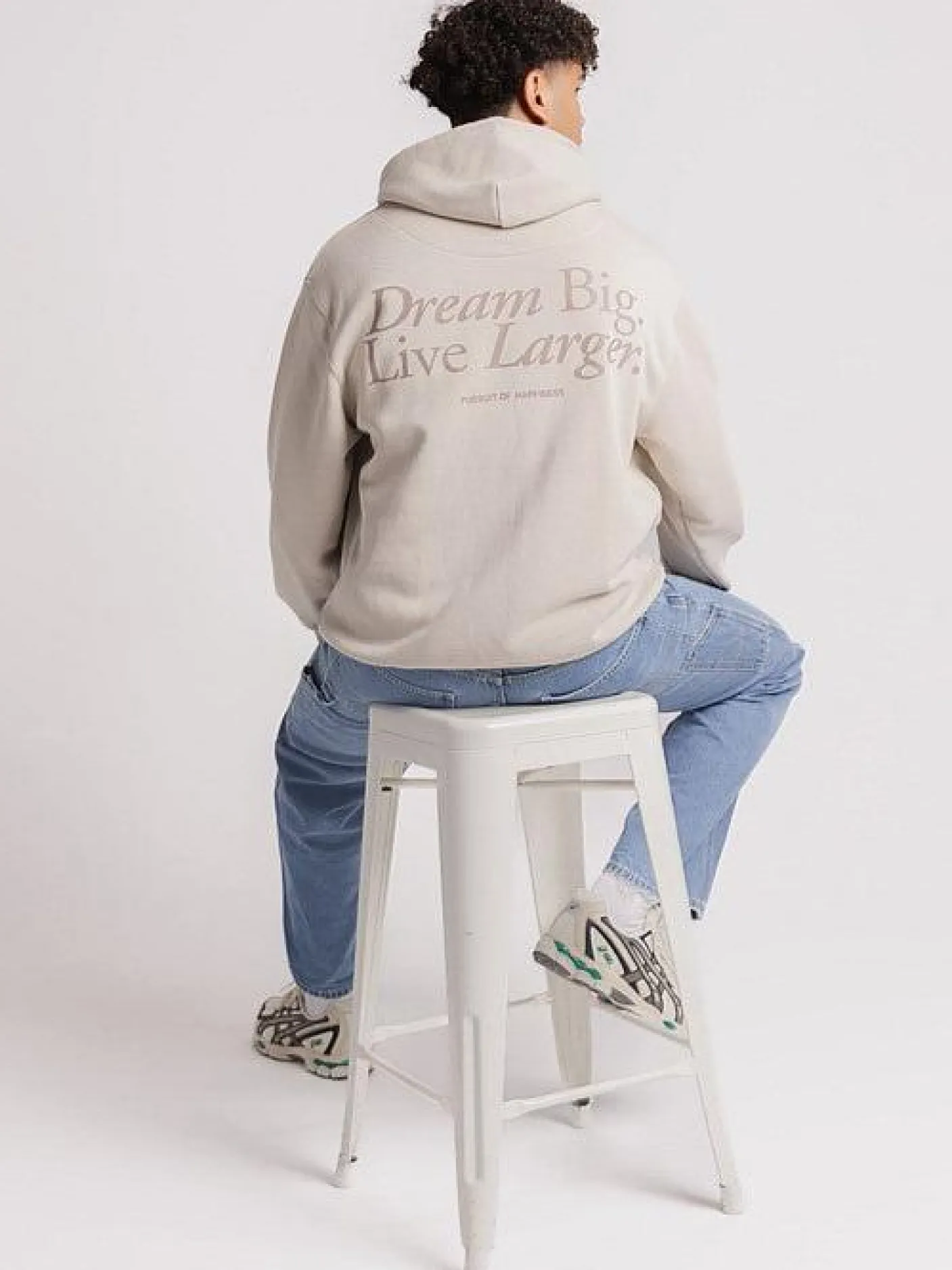 Pursuit of Happiness Hoodies & Crews-Dream Big Heavyweight Pullover In Sand