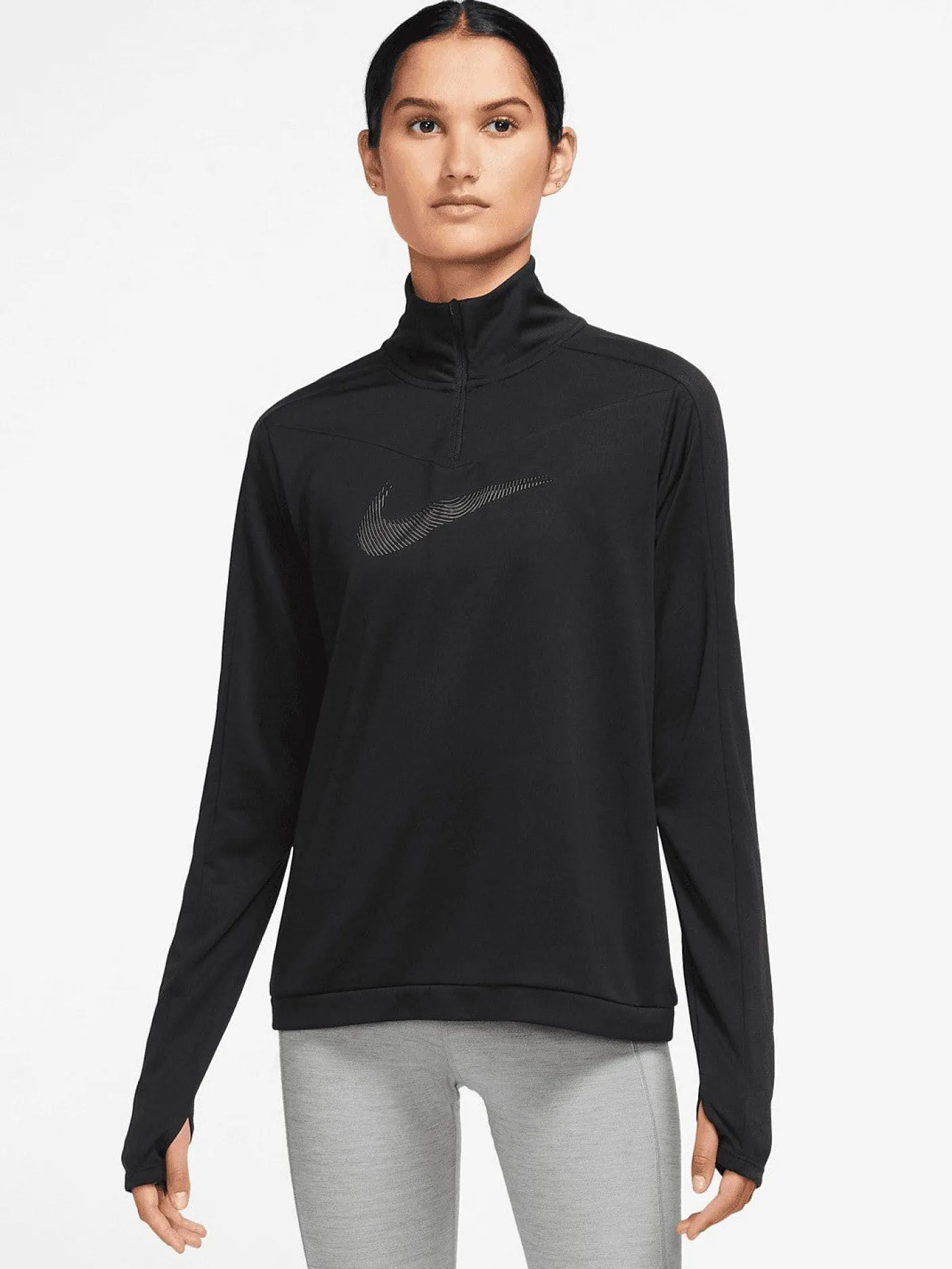 Women Nike Running|Performance-Dri-FIT Swoosh 1/4-Zip Running Top