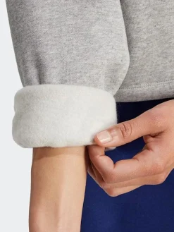 Women adidas Originals Hoodies & Crews-Essentials 1/2 Zip Fleece Sweatshirt