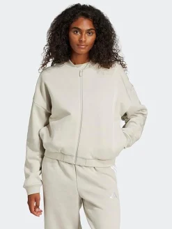 Women adidas Sportswear Jackets & Vests-Essentials Contemporary Logo Bomber Jacket