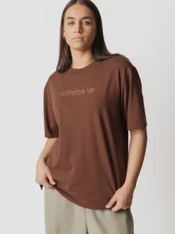 Women adidas Originals Tees & Tanks-Essentials Linear Oversized T-Shirt