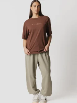 Women adidas Originals Tees & Tanks-Essentials Linear Oversized T-Shirt