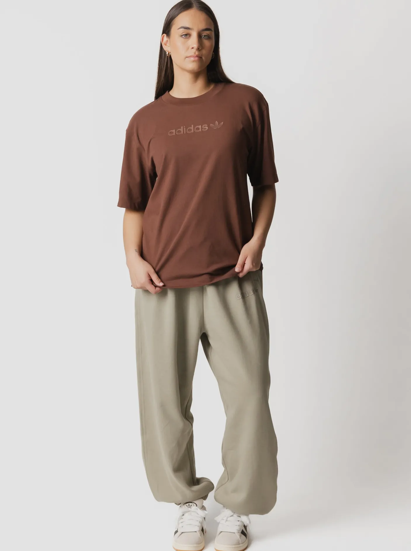 Women adidas Originals Tees & Tanks-Essentials Linear Oversized T-Shirt