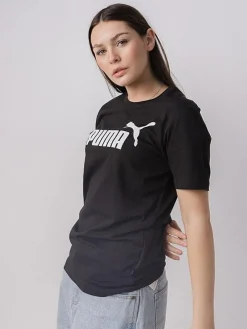 Puma Tees & Singlets-Essentials Logo Tee