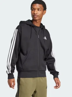 adidas Sportswear Hoodies & Crews-Essentials 3-Stripes Fleece Hoodie