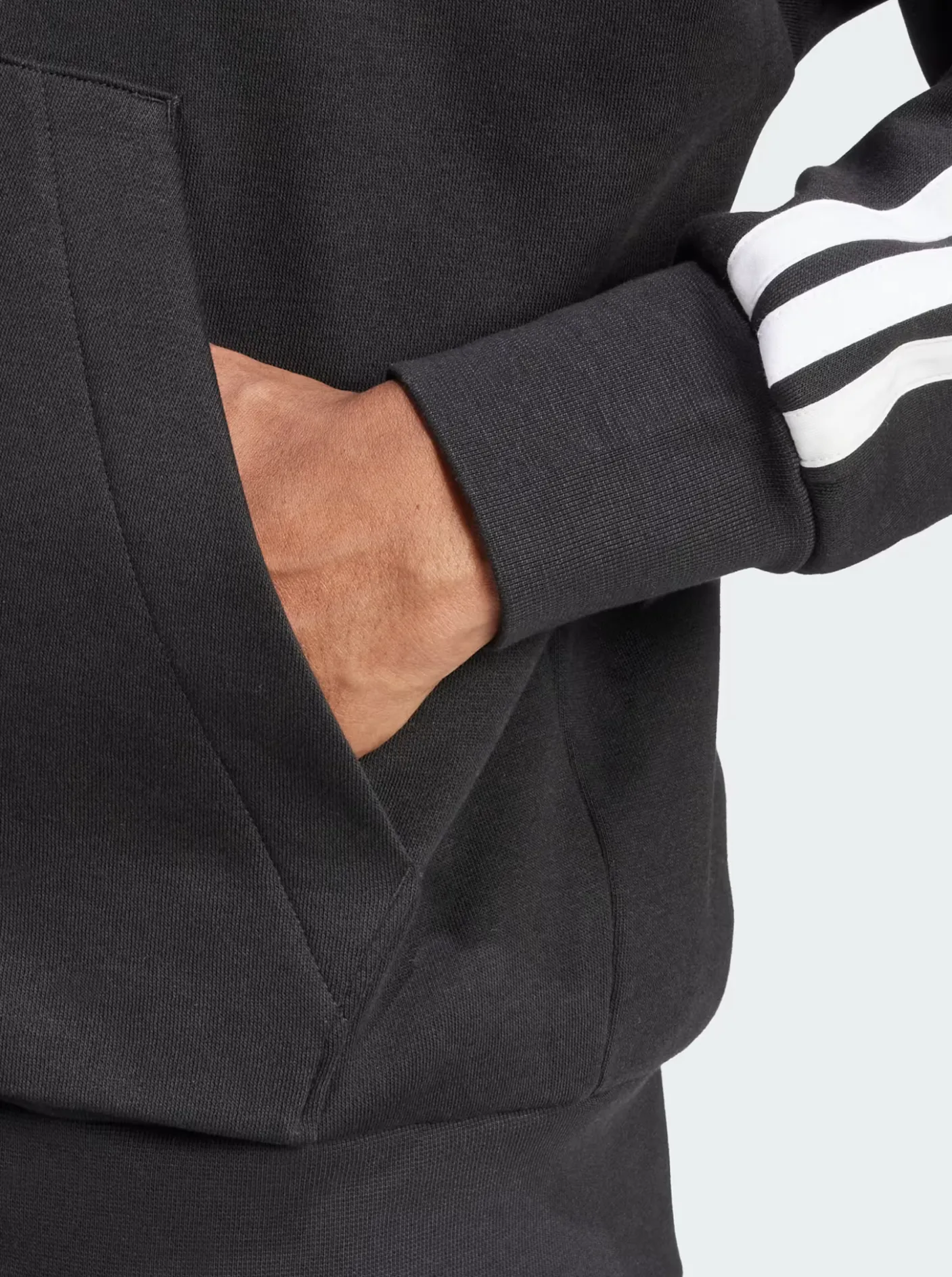 adidas Sportswear Hoodies & Crews-Essentials 3-Stripes Fleece Hoodie