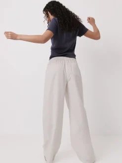 Women Taylor Sport Pants & Sweats-Everyday Pants in Off White