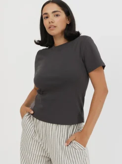 Women Taylor Sport Tees & Tanks-Everyday Tee In Pepper