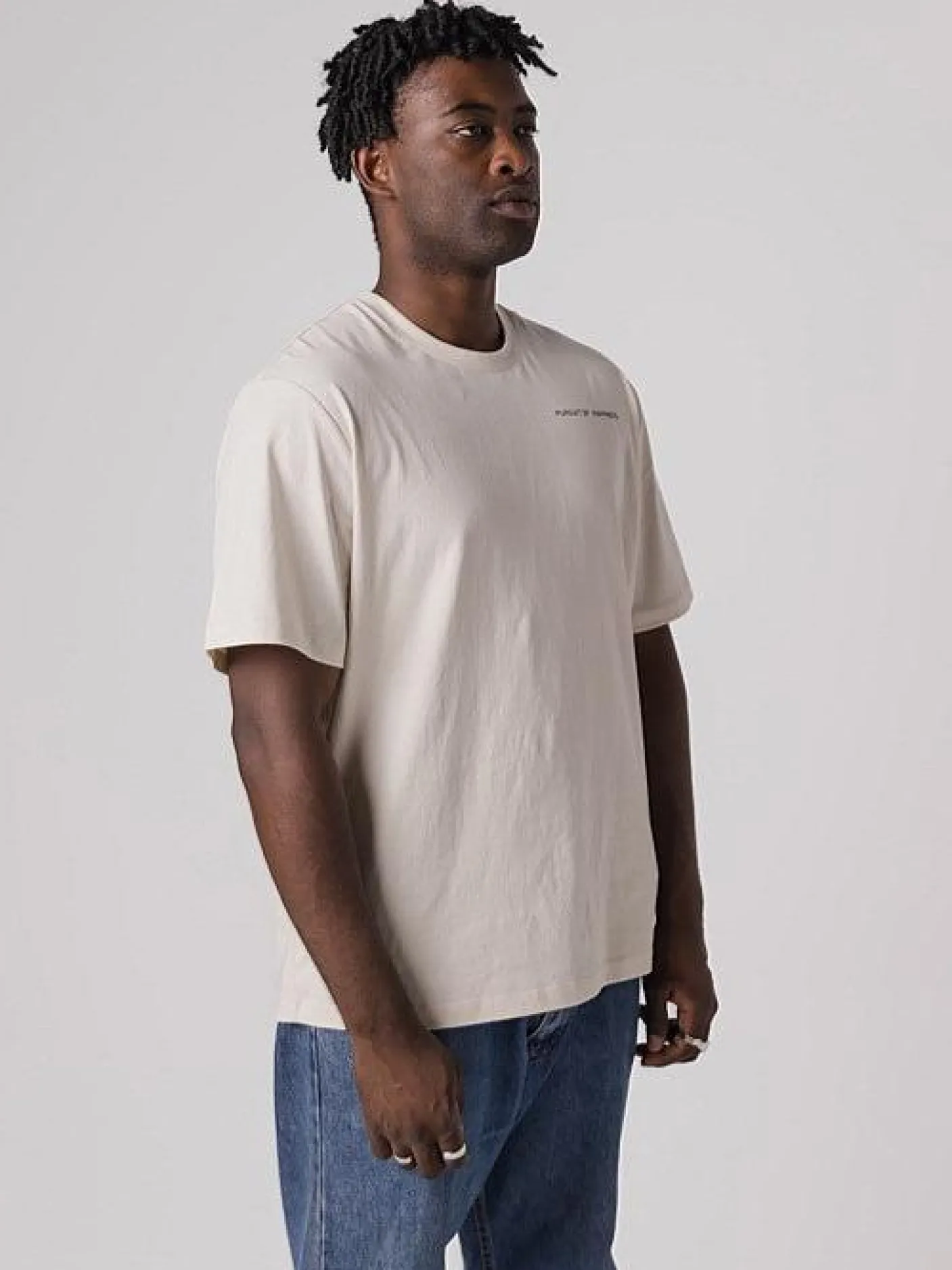 Pursuit of Happiness Tees & Singlets-Flag Classic Tee in Off-White