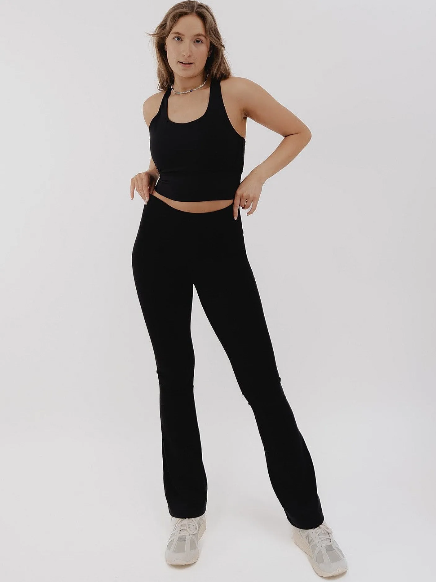 Women Taylor Sport Tights-Flared Taylor Tight In Black