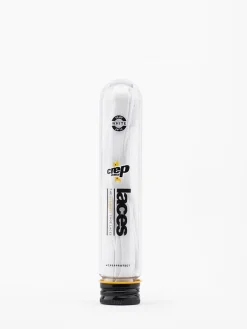 Crep Shoe Care-Flat Mono White Laces