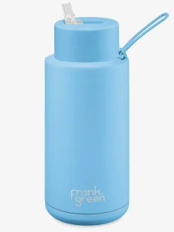 Frank Green Water Bottles-34oz Reusable Bottle - Sky Blue