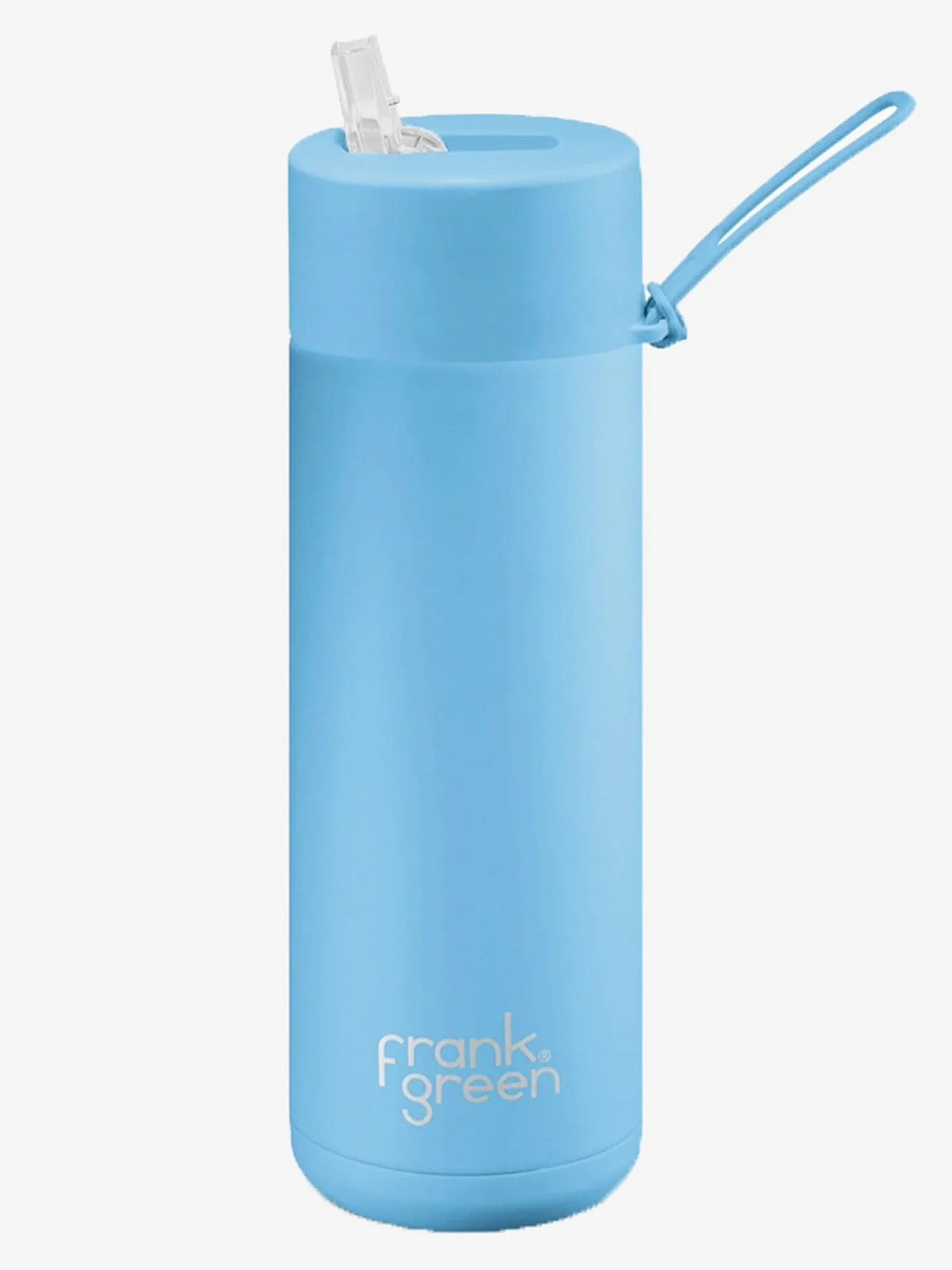 Frank Green Water Bottles-20oz Reusable Bottle - Sky Blue