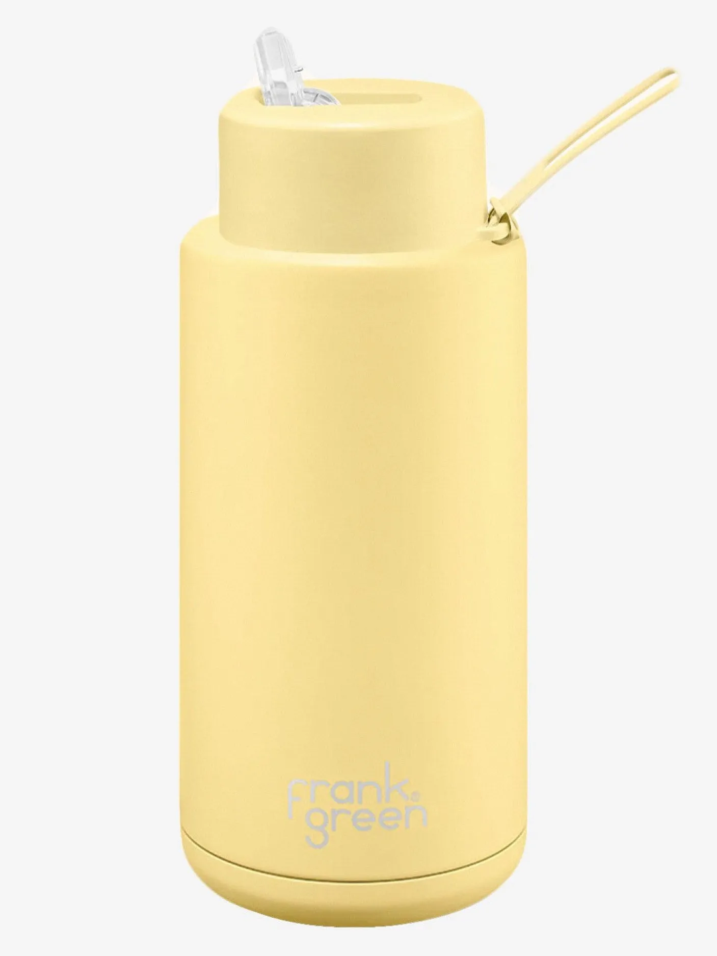 Frank Green Water Bottles-34oz Reusable Bottle - Buttermilk