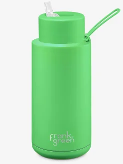 Frank Green Water Bottles-34oz Reuseable Bottle Neon Green