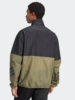 adidas Sportswear Jackets & Vests-Future Icons 3-Stripes Woven Half-Zip Sweatshirt