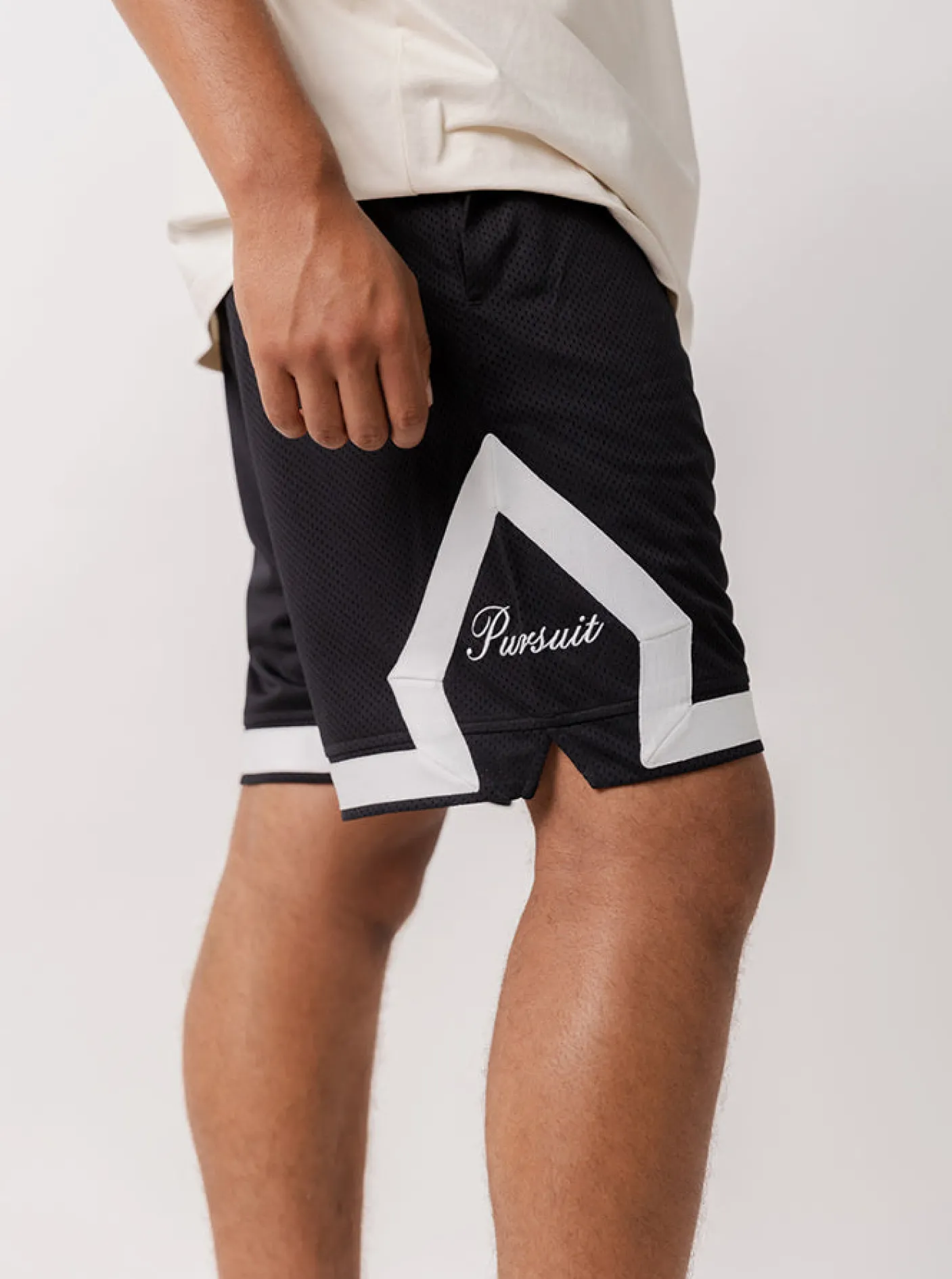 Pursuit of Happiness Shorts-Game Day Shorts in Black
