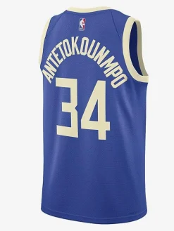 Nike Nba Jerseys|Tees & Singlets-Giannis Antetokounmpo Milwaukee Bucks 2024/25 City Edition Jersey