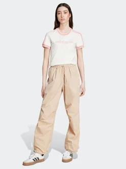 Women adidas Originals Tees & Tanks-Graphic Badge Slim 3-Stripes T-Shirt