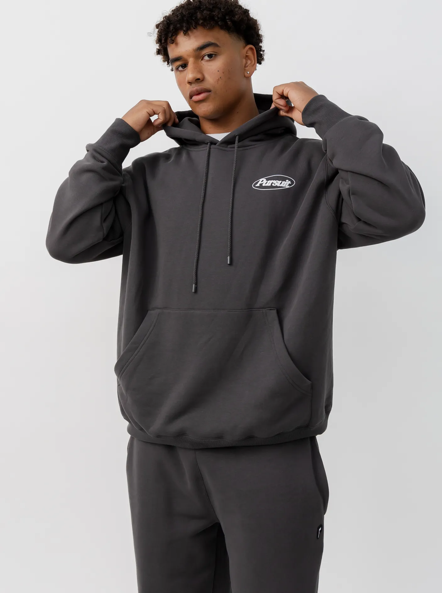 Pursuit of Happiness Hoodies & Crews-Happiness Heavyweight Pullover In Charcoal