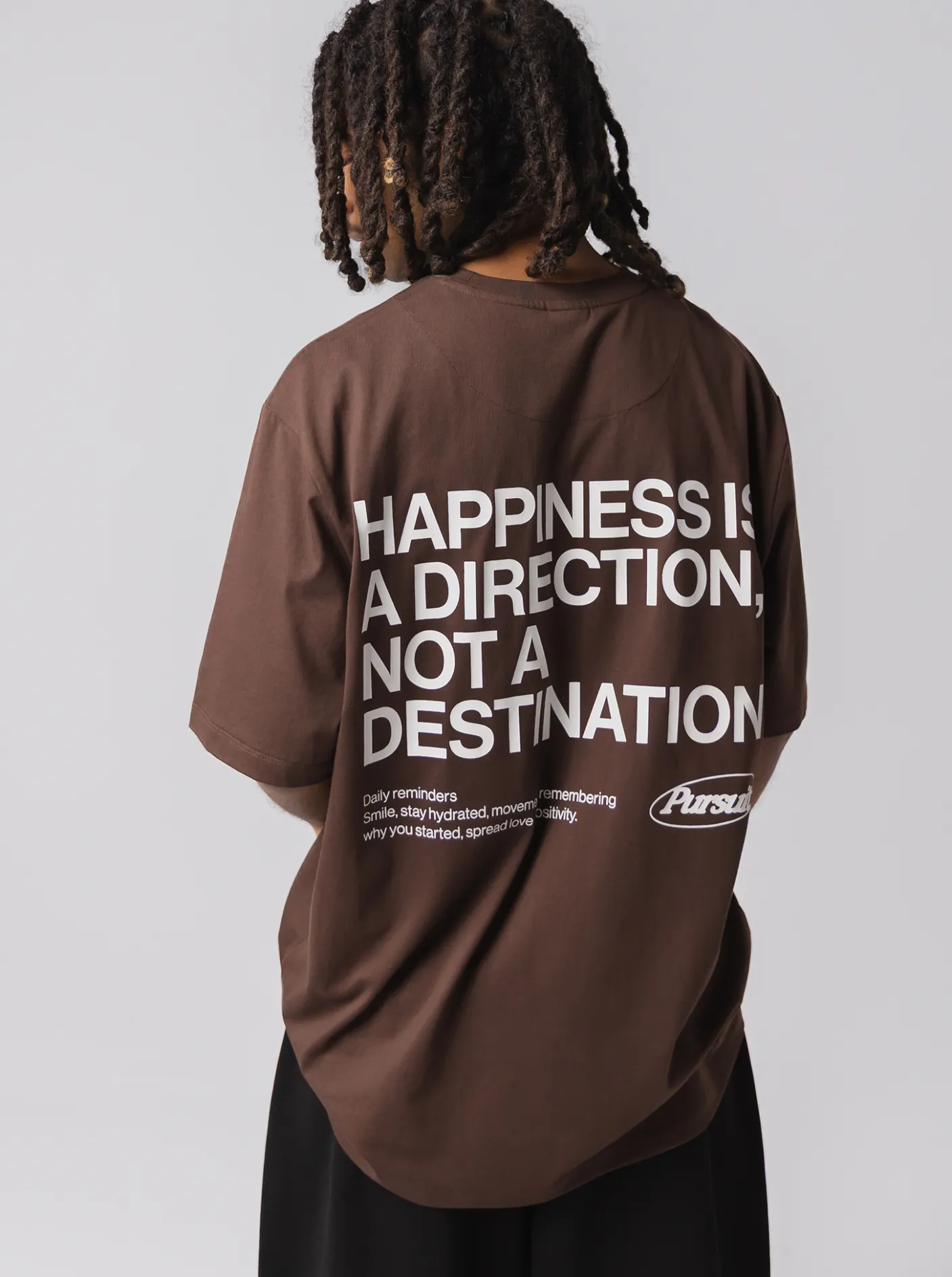Pursuit of Happiness Tees & Singlets-Happiness Track Tee in Umber