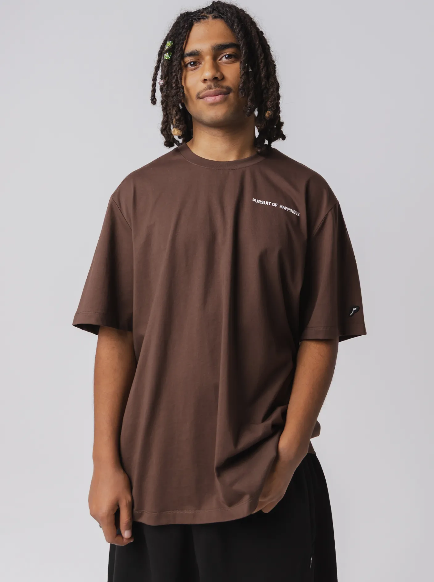 Pursuit of Happiness Tees & Singlets-Happiness Track Tee in Umber