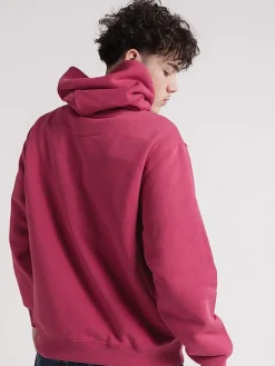 Pursuit of Happiness Hoodies & Crews-Heavyweight Pullover in Burnt Burgundy