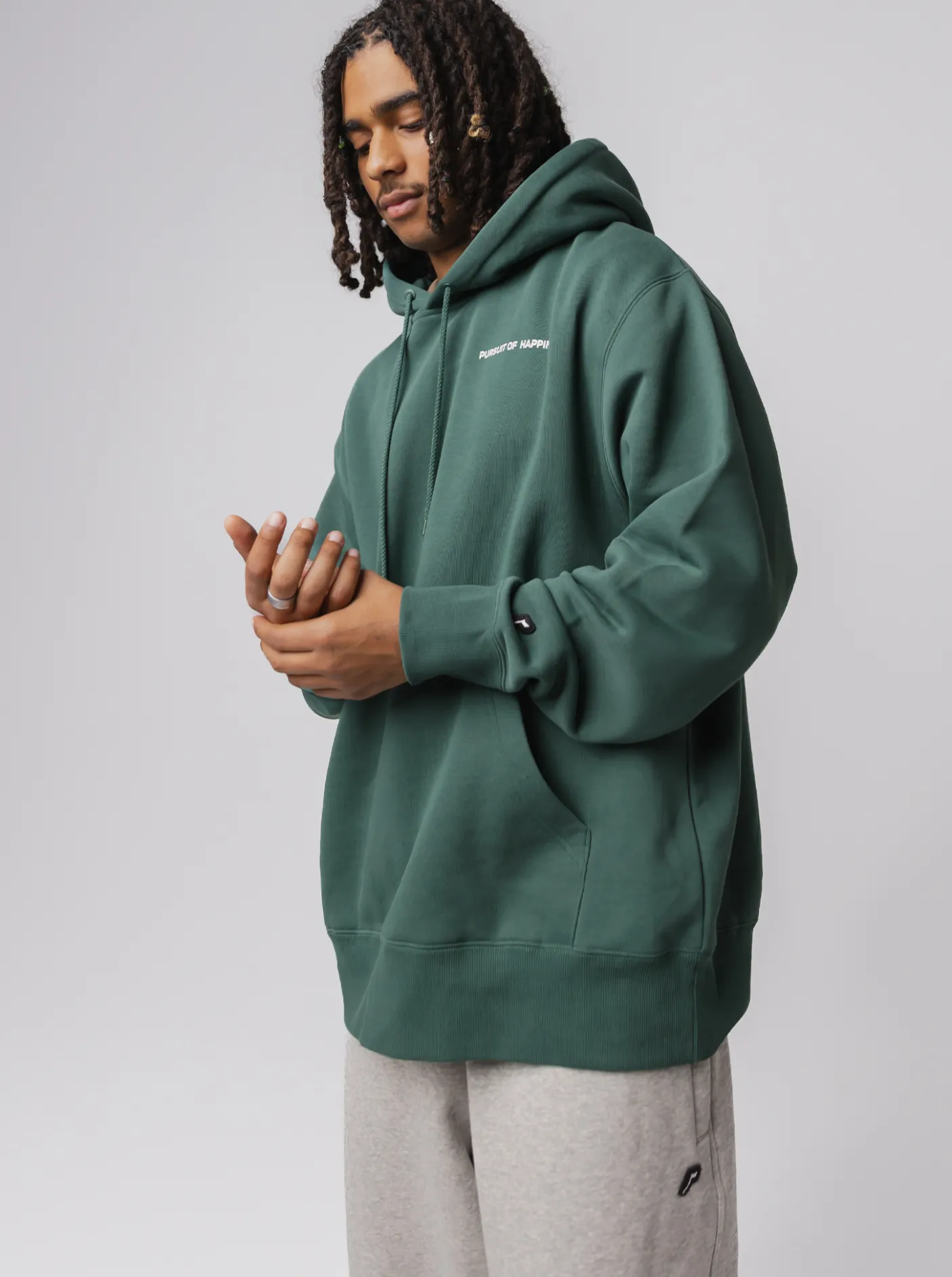 Pursuit of Happiness Hoodies & Crews-Heavyweight Pullover in Stadium Green