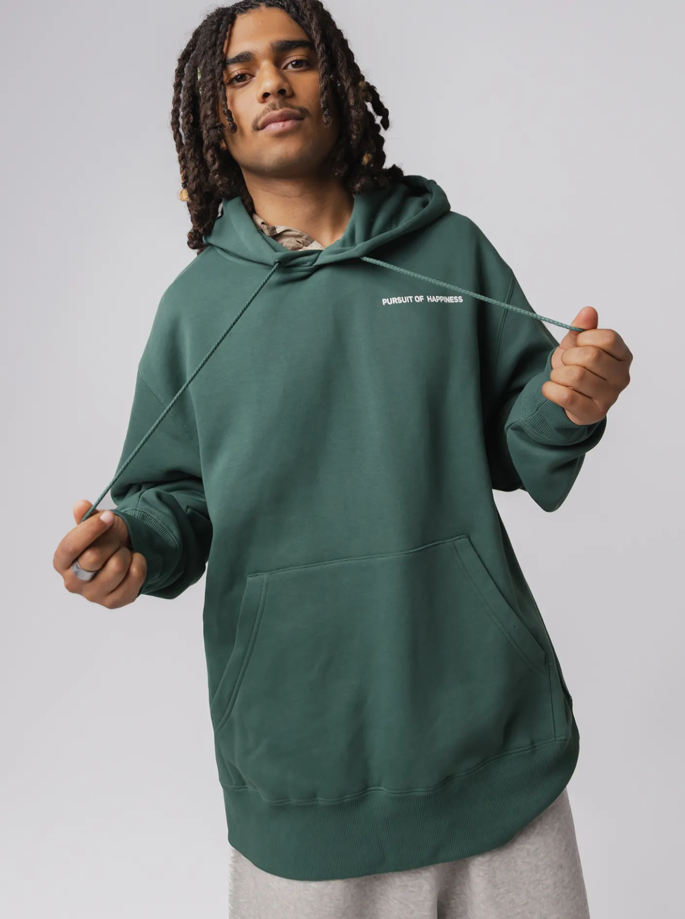 Pursuit of Happiness Hoodies & Crews-Heavyweight Pullover in Stadium Green