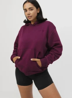 Women Taylor Sport Hoodies & Crews-Heritage Hoodie In Mulberry