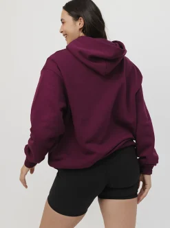 Women Taylor Sport Hoodies & Crews-Heritage Hoodie In Mulberry