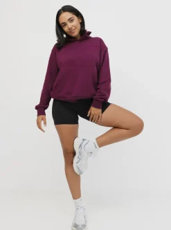 Women Taylor Sport Hoodies & Crews-Heritage Hoodie In Mulberry