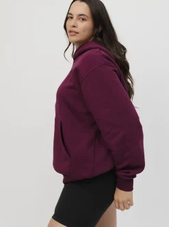Women Taylor Sport Hoodies & Crews-Heritage Hoodie In Mulberry