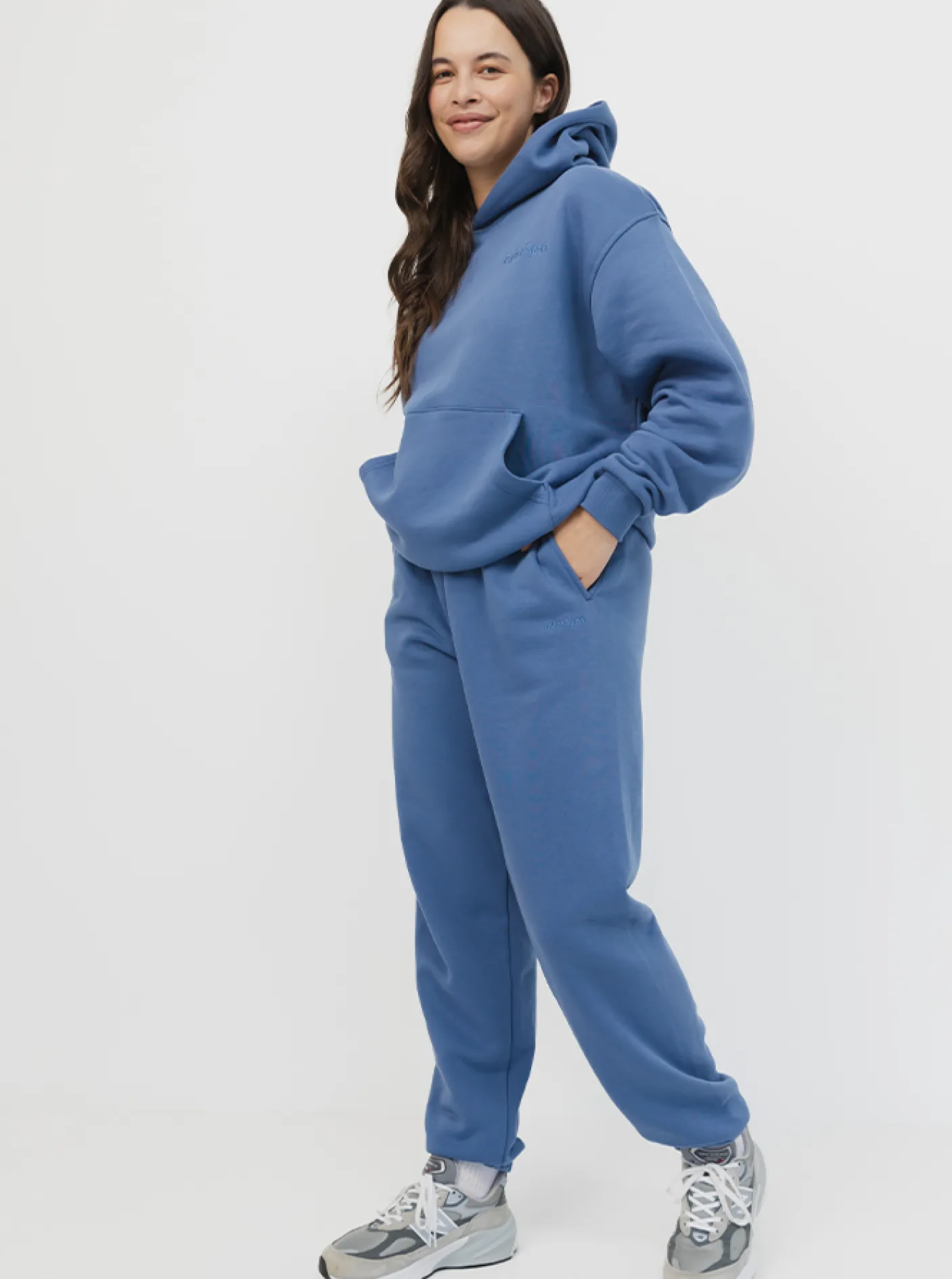 Women Taylor Sport Hoodies & Crews-Heritage Hoodie In River