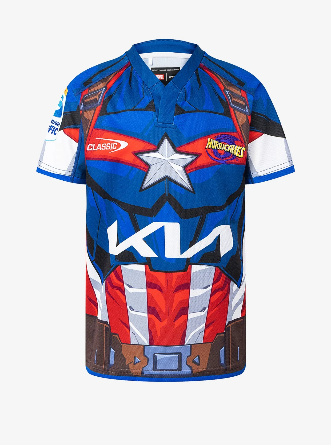 Classic Sportswear Rugby Jerseys|Super Rugby-Hurricanes Captain America Youth Jersey