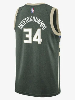NBA Essentials Nba Jerseys-Icon Swingman Jersey Milwaukee Bucks Youth