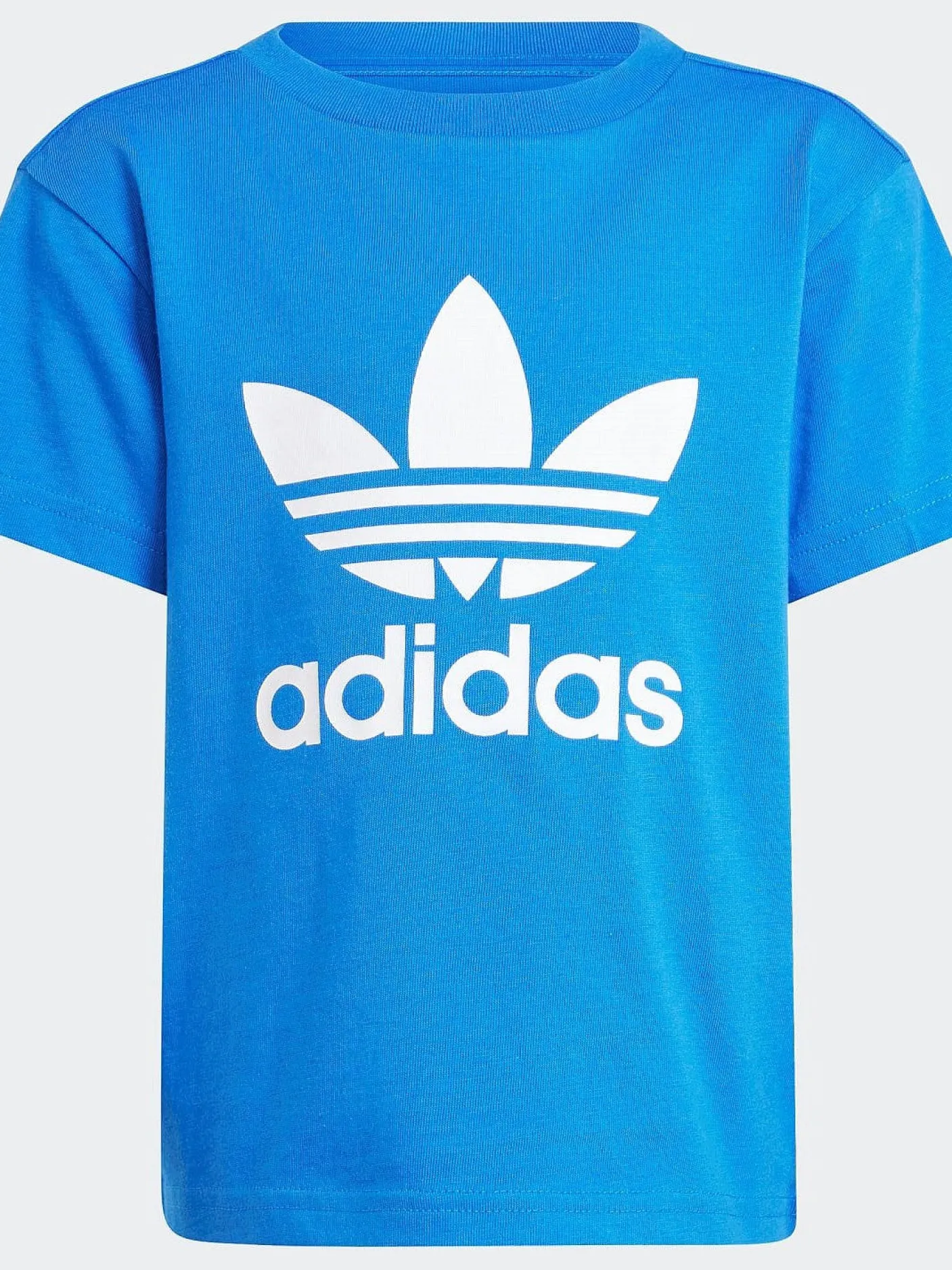 Kids adidas Originals Tees-J Trefoil Tee - Blue